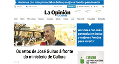 Desktop Screenshot of galego.laopinioncoruna.es